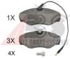 OPTIMAL 12461 Brake Pad Set, disc brake